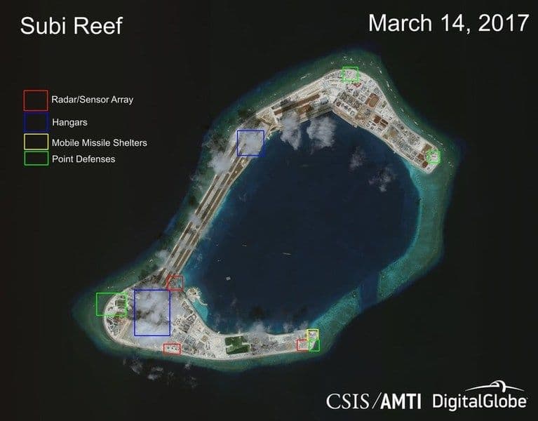 China Ramps up Military Construction in South China Sea