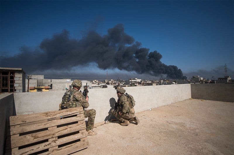 Soldiers, deployed in support of Combined Joint Task Force - Operation Inherent Resolve