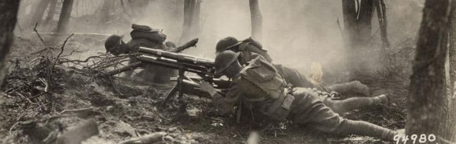 A Machine-Gunner in France