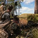 U.S. Marines with 2nd Battalion, 2nd Marine Regiment, 2nd Marine Division, fly a Neros Archer first-person view drone during a Marine Corps Combat Evaluation on Marine Corps Base Camp Lejeune, North Carolina, Oct. 20, 2026. A MCCRE involves a range of scenarios and challenges that test the unit's ability to plan, coordinate, and execute complex missions, including offensive and defensive operations, logistics, and communications. (U.S. Marine Corps photo by Cpl. Judith Ann Lazaro)