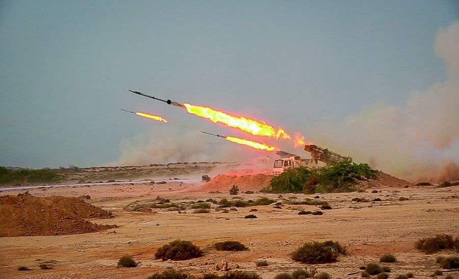 Iran Launches Underground Ballistic Missiles During Exercise