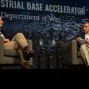 In the fireside chat, “Mobilizing Private Markets as a Strategic Defense Asset,” Assistant Secretary of War for Industrial Base Policy Hon. Michael Cadenazzi and Kyle Bass, Co-Chief Executive Officer and Founder, Rochefort Asset Management, discussed the critical role of private capital in strengthening the defense industrial base, accelerating investment in defense technology, and addressing emerging strategic threats. (DVIDS)