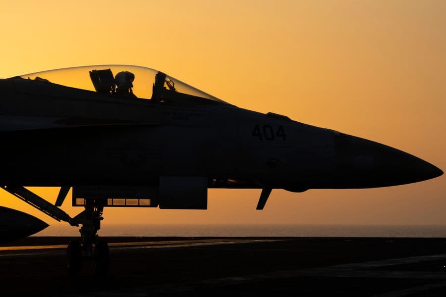 APTOPIX Mideast Tensions Eisenhower