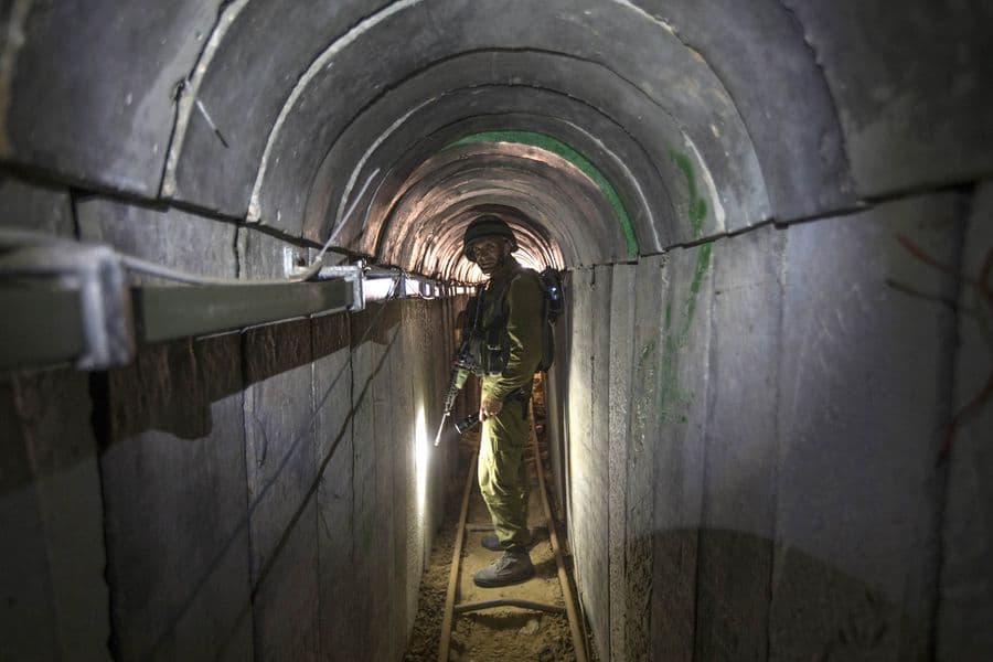 Mideast Israel-Palestinians-Tunnel Threat