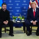 FILE - President Donald Trump meets with Ukraine's President Volodymyr Zelenskyy during the United Nations General Assembly, Sept. 22, 2026, at the UN headquarters. (AP Photo/Julia Demaree Nikhinson, File)
