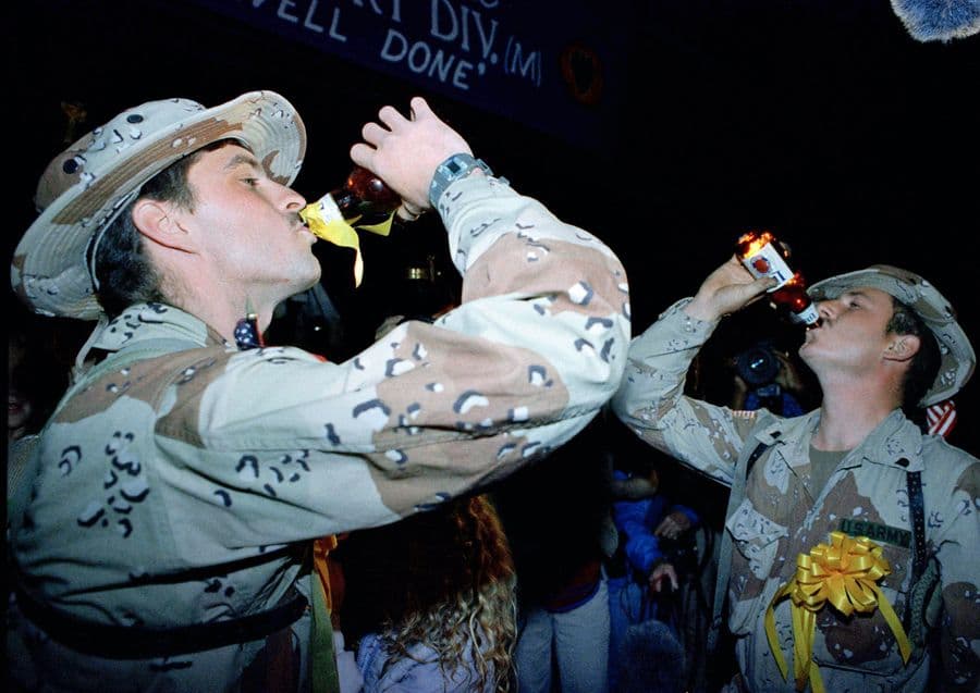 Gulf War Troops Come Home 1991