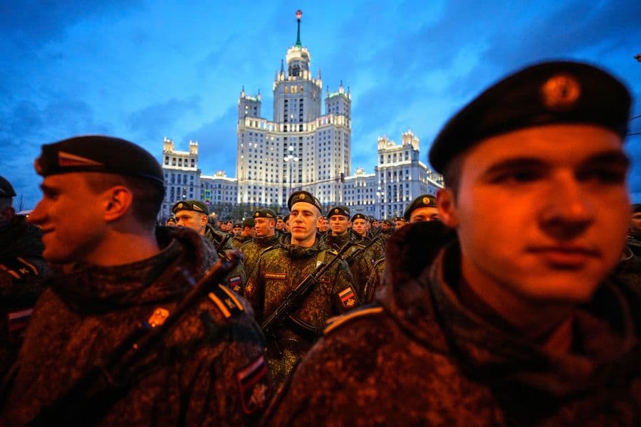 Russia Victory Day Parade Rehearsal
