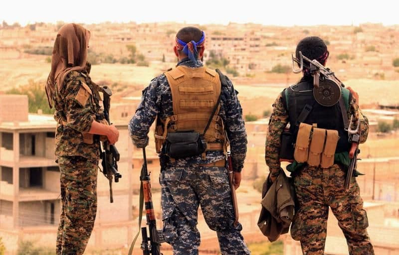 Military Areas of Control in the Waning Days of Islamic State