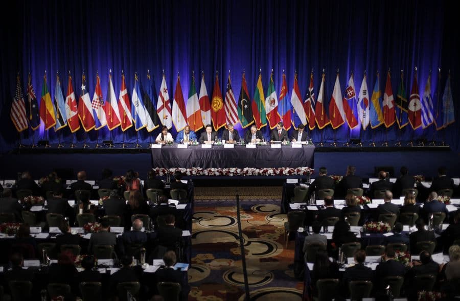 Barack Obama, Maina Kiai, Tsakhiagiin Elbegdorj, Jan Eliasson, Alejandro Gonzlez Arreola, Douglas R