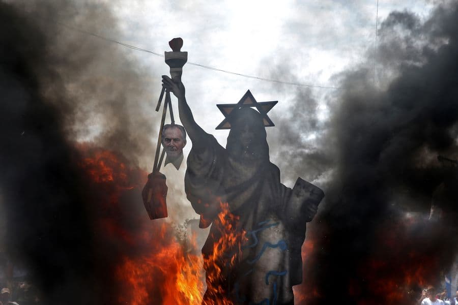 Mideast Iran Israel Palestinians