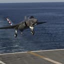 F-35C Lands for the First Time on a Ford-Class Aircraft Carrier