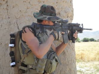Afghan Special Forces soldier Salam